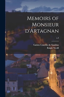 Front cover_Memoirs of Monsieur D'Artagnan; v.2