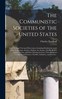 Couverture_The Communistic Societies of the United States; From Personal Visit and Observation
