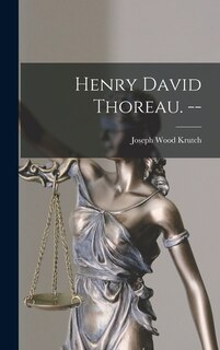 Front cover_Henry David Thoreau. --