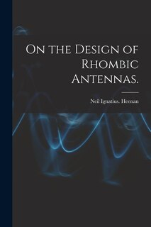 Front cover_On the Design of Rhombic Antennas.