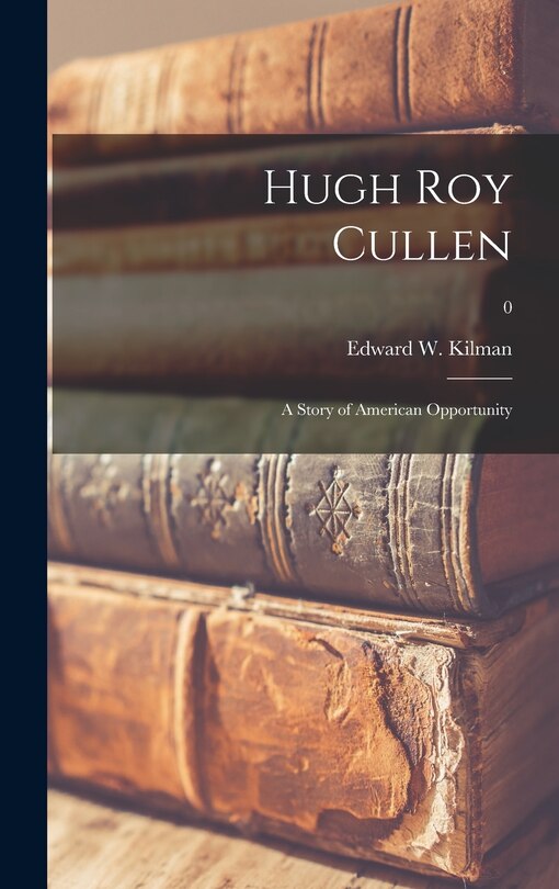Front cover_Hugh Roy Cullen