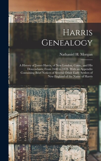 Front cover_Harris Genealogy