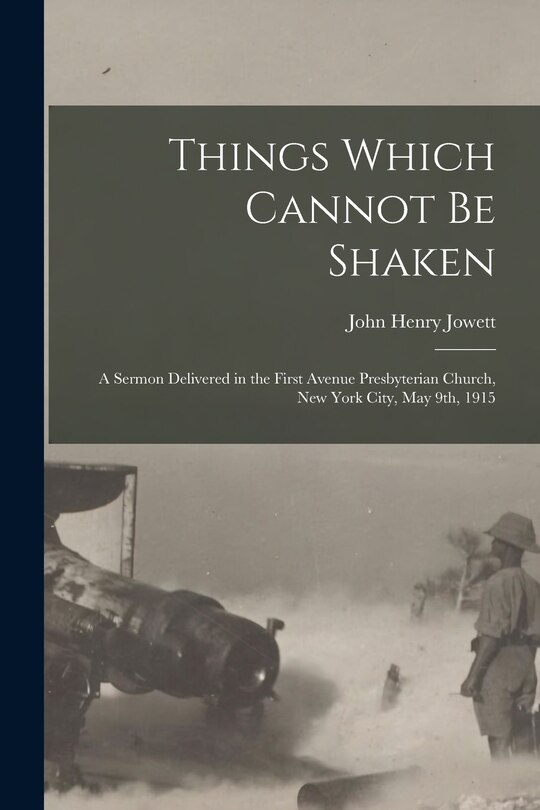 Front cover_Things Which Cannot Be Shaken