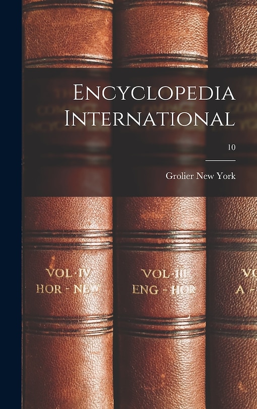 Front cover_Encyclopedia International; 10