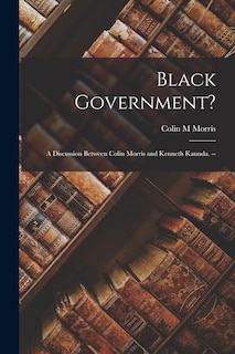 Front cover_Black Government?