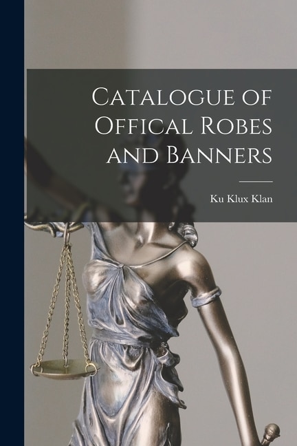 Front cover_Catalogue of Offical Robes and Banners