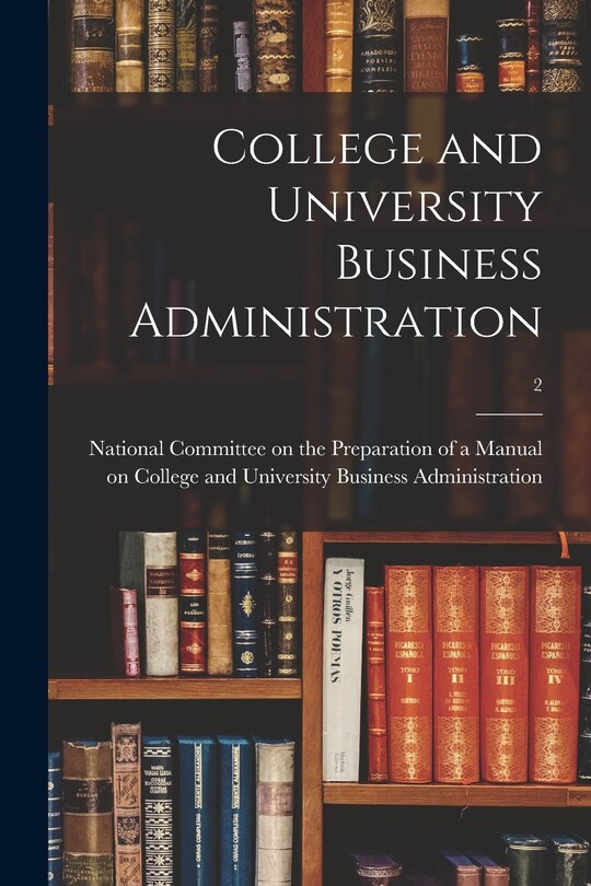 Couverture_College and University Business Administration; 2