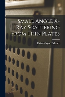 Front cover_Small Angle X-ray Scattering From Thin Plates