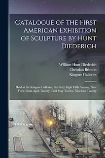 Couverture_Catalogue of the First American Exhibition of Sculpture by Hunt Diederich