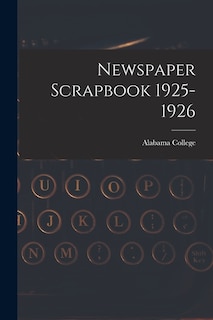 Front cover_Newspaper Scrapbook 1925-1926