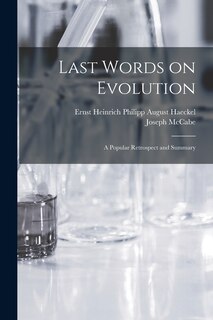 Couverture_Last Words on Evolution