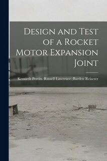 Couverture_Design and Test of a Rocket Motor Expansion Joint