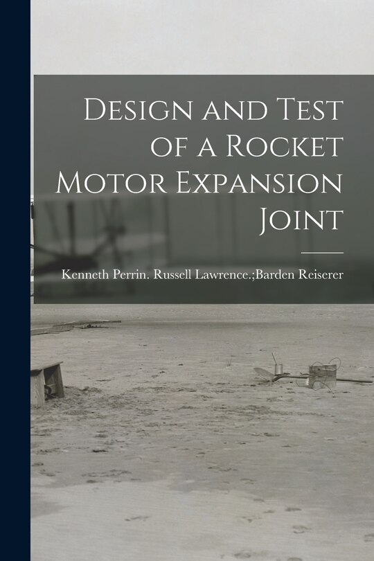 Couverture_Design and Test of a Rocket Motor Expansion Joint