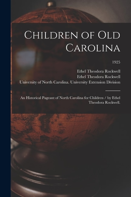 Couverture_Children of Old Carolina