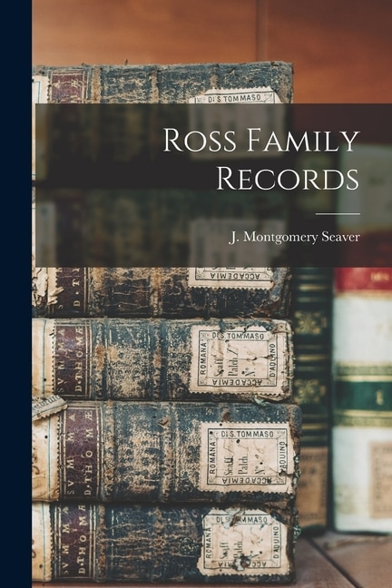 Couverture_Ross Family Records