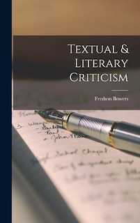 Front cover_Textual & Literary Criticism