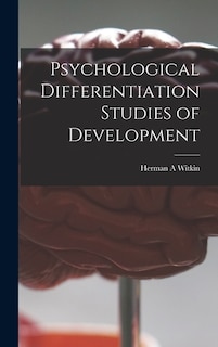Couverture_Psychological Differentiation Studies of Development