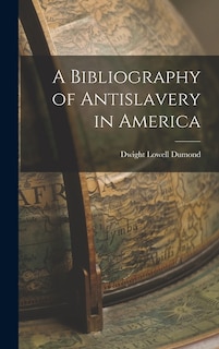 Couverture_A Bibliography of Antislavery in America