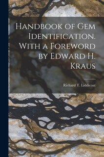 Front cover_Handbook of Gem Identification. With a Foreword by Edward H. Kraus