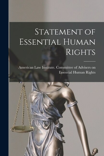 Front cover_Statement of Essential Human Rights