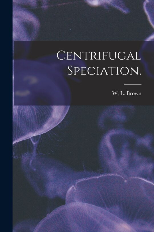 Front cover_Centrifugal Speciation.