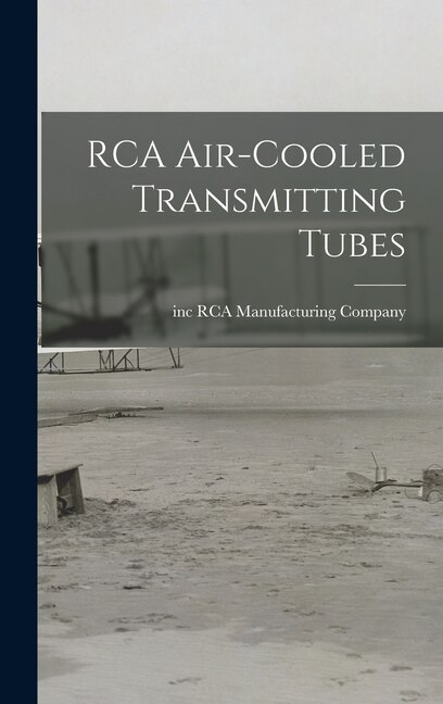 Front cover_RCA Air-cooled Transmitting Tubes