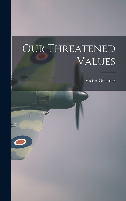 Front cover_Our Threatened Values