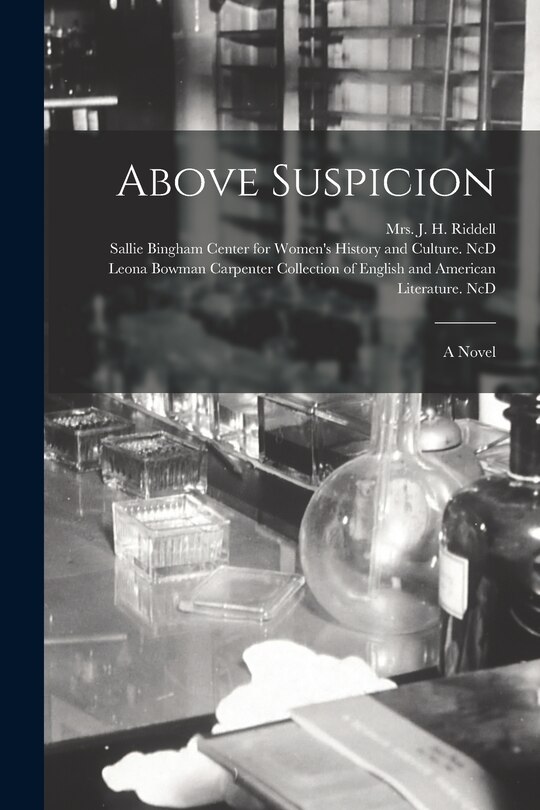 Front cover_Above Suspicion
