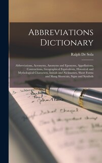 Couverture_Abbreviations Dictionary