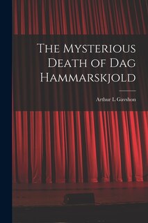 Couverture_The Mysterious Death of Dag Hammarskjold