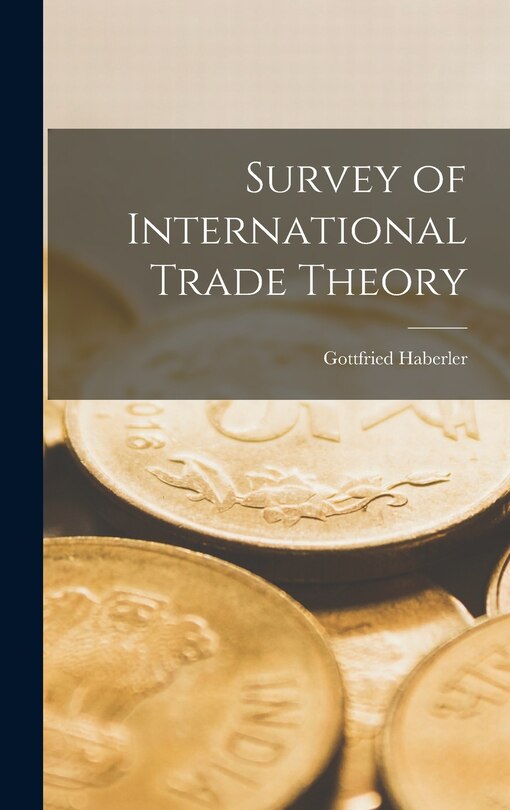 Couverture_Survey of International Trade Theory