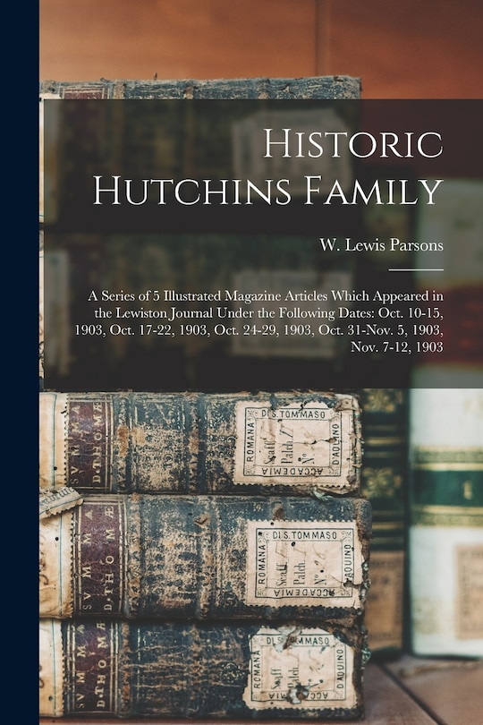 Front cover_Historic Hutchins Family