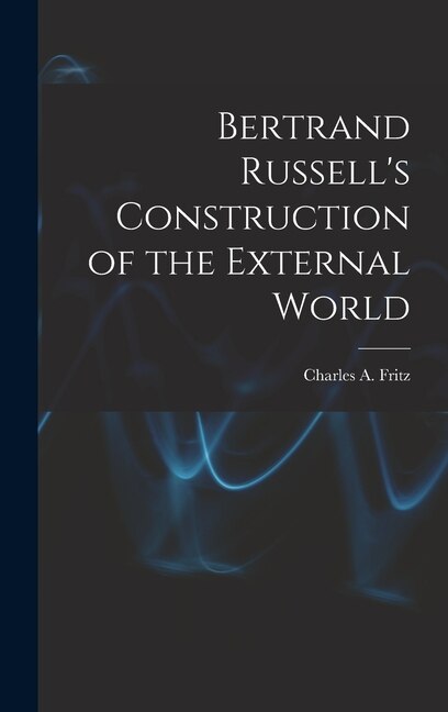 Front cover_Bertrand Russell's Construction of the External World