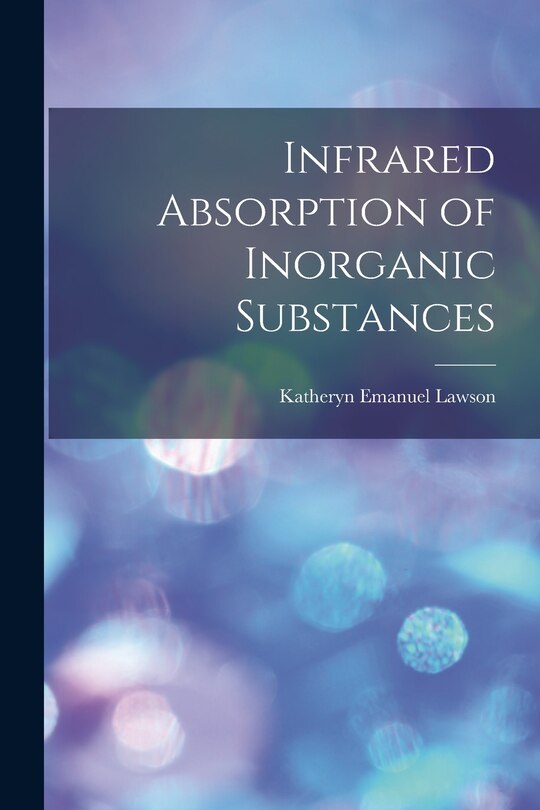 Front cover_Infrared Absorption of Inorganic Substances
