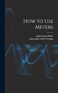 Couverture_How to Use Meters