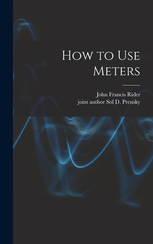 Couverture_How to Use Meters