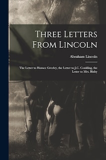 Front cover_Three Letters From Lincoln