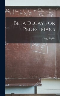 Front cover_Beta Decay for Pedestrians