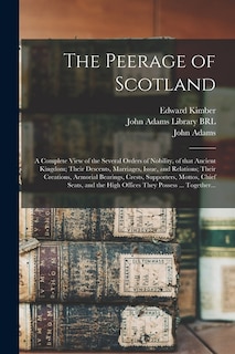 Front cover_The Peerage of Scotland