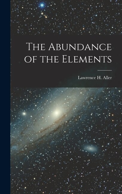 Front cover_The Abundance of the Elements