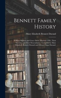 Front cover_Bennett Family History