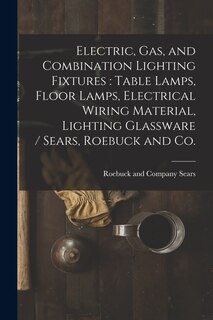 Front cover_Electric, Gas, and Combination Lighting Fixtures
