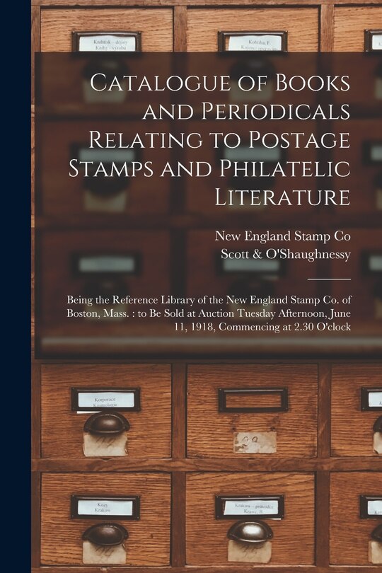 Couverture_Catalogue of Books and Periodicals Relating to Postage Stamps and Philatelic Literature