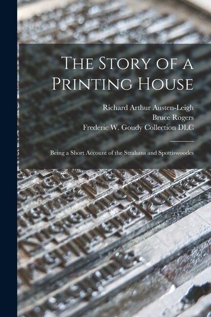 Couverture_The Story of a Printing House