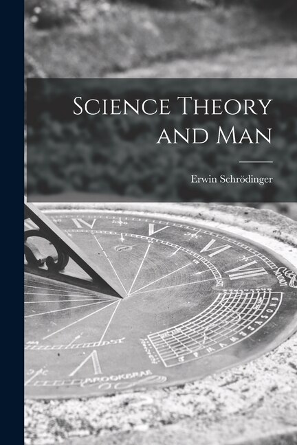 Front cover_Science Theory and Man
