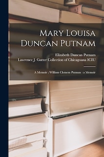 Front cover_Mary Louisa Duncan Putnam