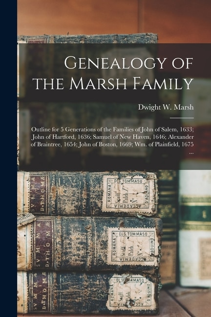 Front cover_Genealogy of the Marsh Family