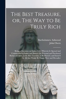 Front cover_The Best Treasure, or, The Way to Be Truly Rich