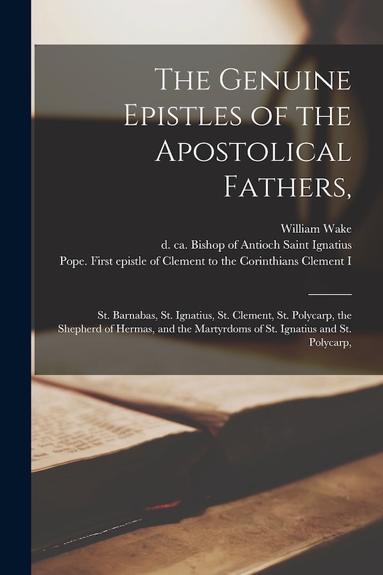 Couverture_The Genuine Epistles of the Apostolical Fathers,