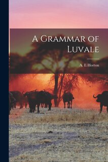 Front cover_A Grammar of Luvale
